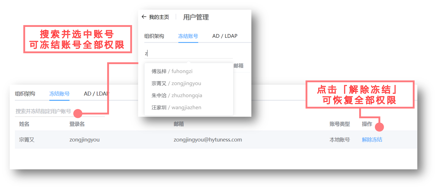 账号冻结